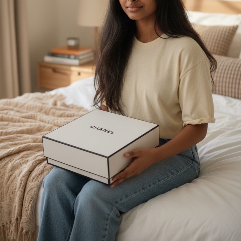 Chanel Black and White Standard Gift Box